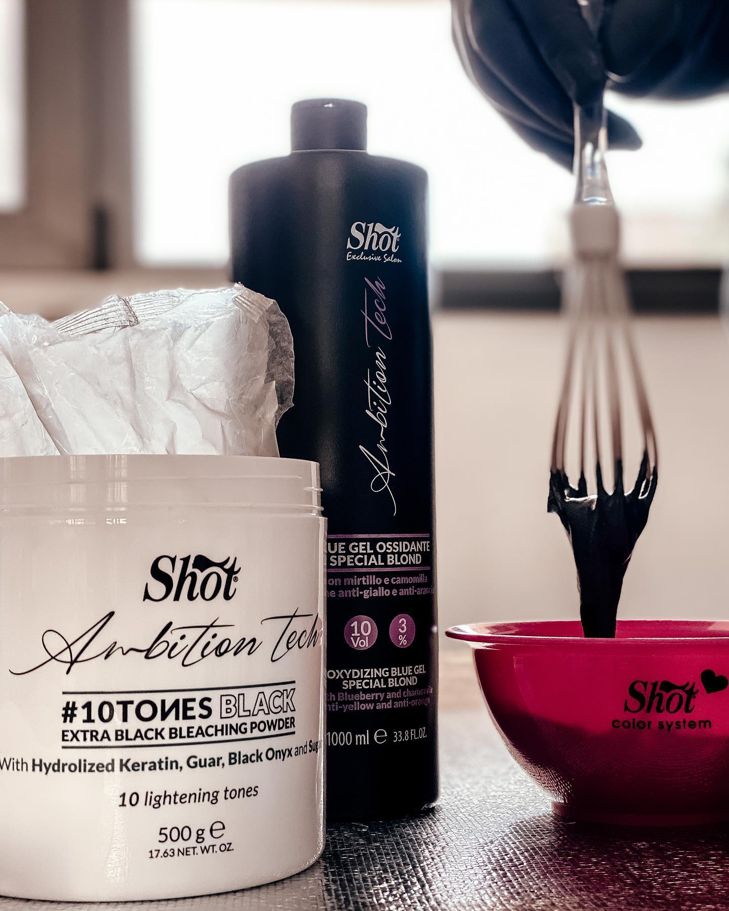 Bleaching Powder 10 Tones Black