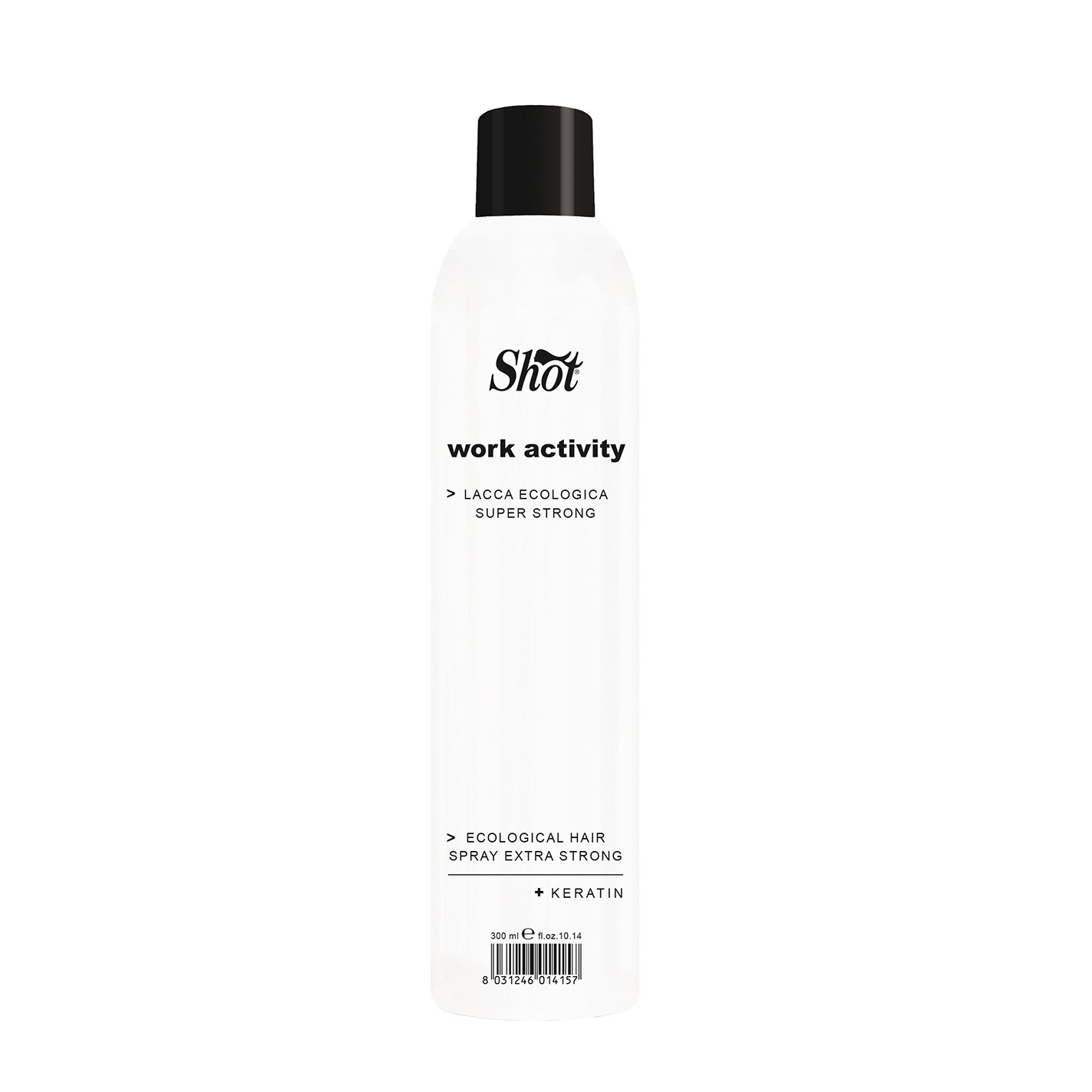 Экологичный лак суперсильной фиксации Shot Work Activity Ecological Hair Spray 300ml 1 Shot Work Activity Ecological Hair Spray