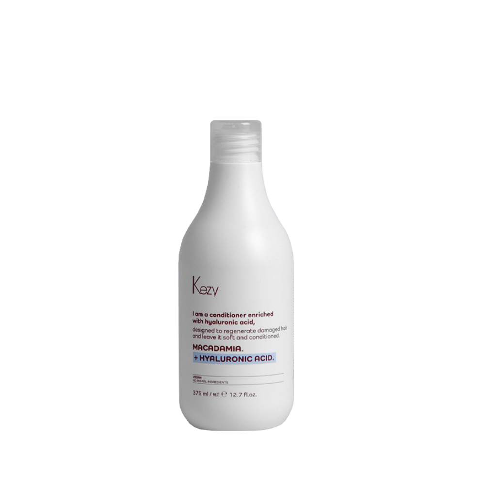 Balsam pentru păr deteriorat Kezy Macadamia + Hyaluronic Acid Conditioner 375ml 1 Beauty-glow.md Kezy Macadamia + Hyaluronic Acid Conditioner 375ml