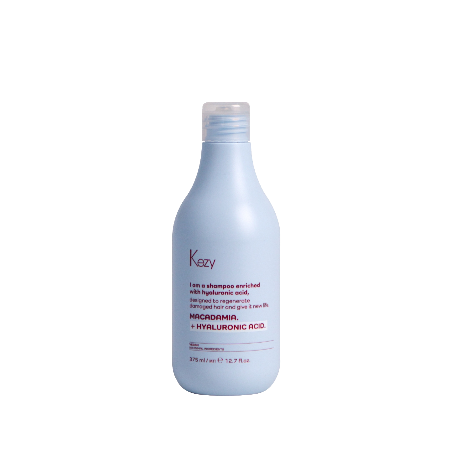 Шампунь для повреждённых волос Kezy Macadamia + Hyaluronic Acid Shampoo 375ml 1 Beauty-glow.md Kezy Macadamia + Hyaluronic Acid Shampoo 375ml